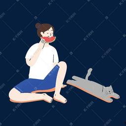 吃瓜少女头像插画高清,揭秘吃瓜少女头像插画背后的魅力